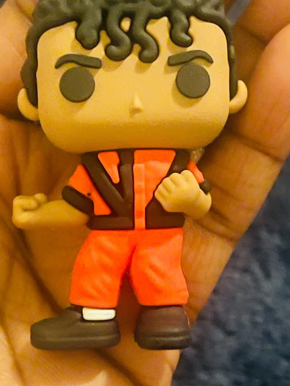 Red Character Keychain with Strap